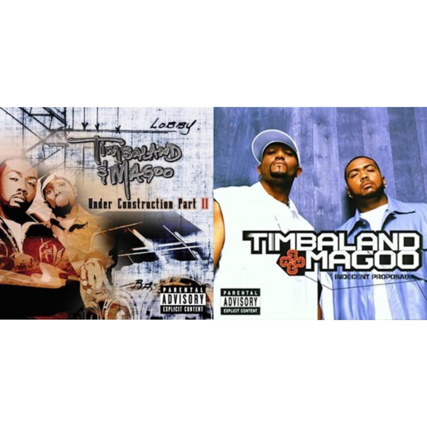 Timbaland & Magoo - Indecent Proposal & Under Construction Ii - LP Vinyl Bundle