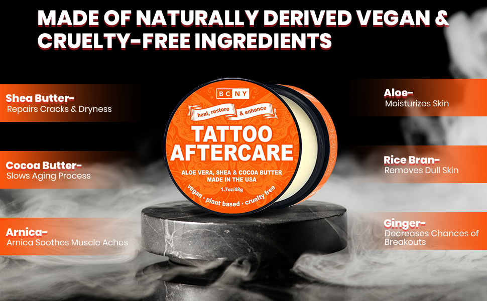 6-Pack Body Candy Tattoo Aftercare Tattoo Balm