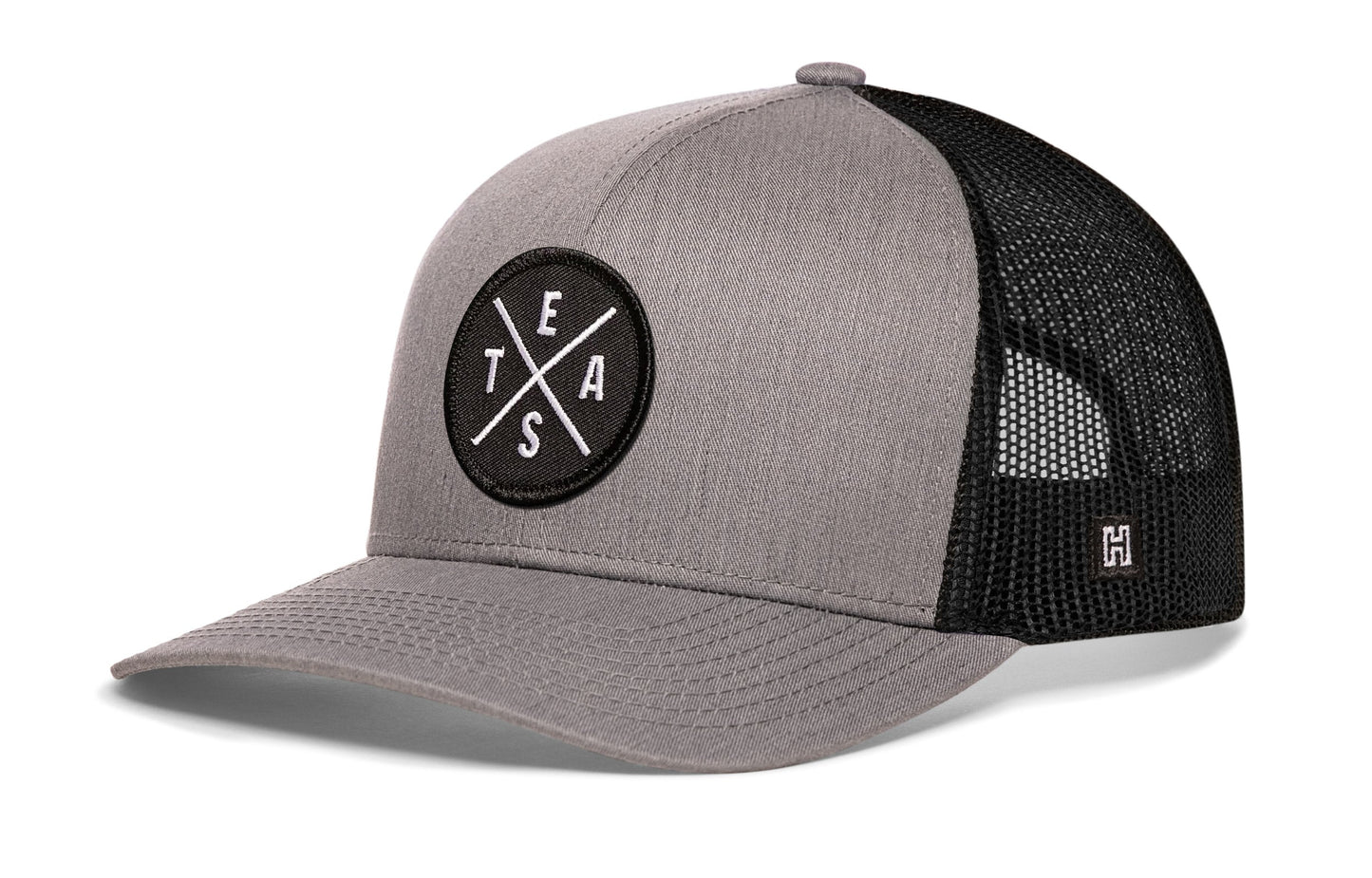 Te(X)As Trucker Hat  |  Gray-Black Te(x)as X Snapback