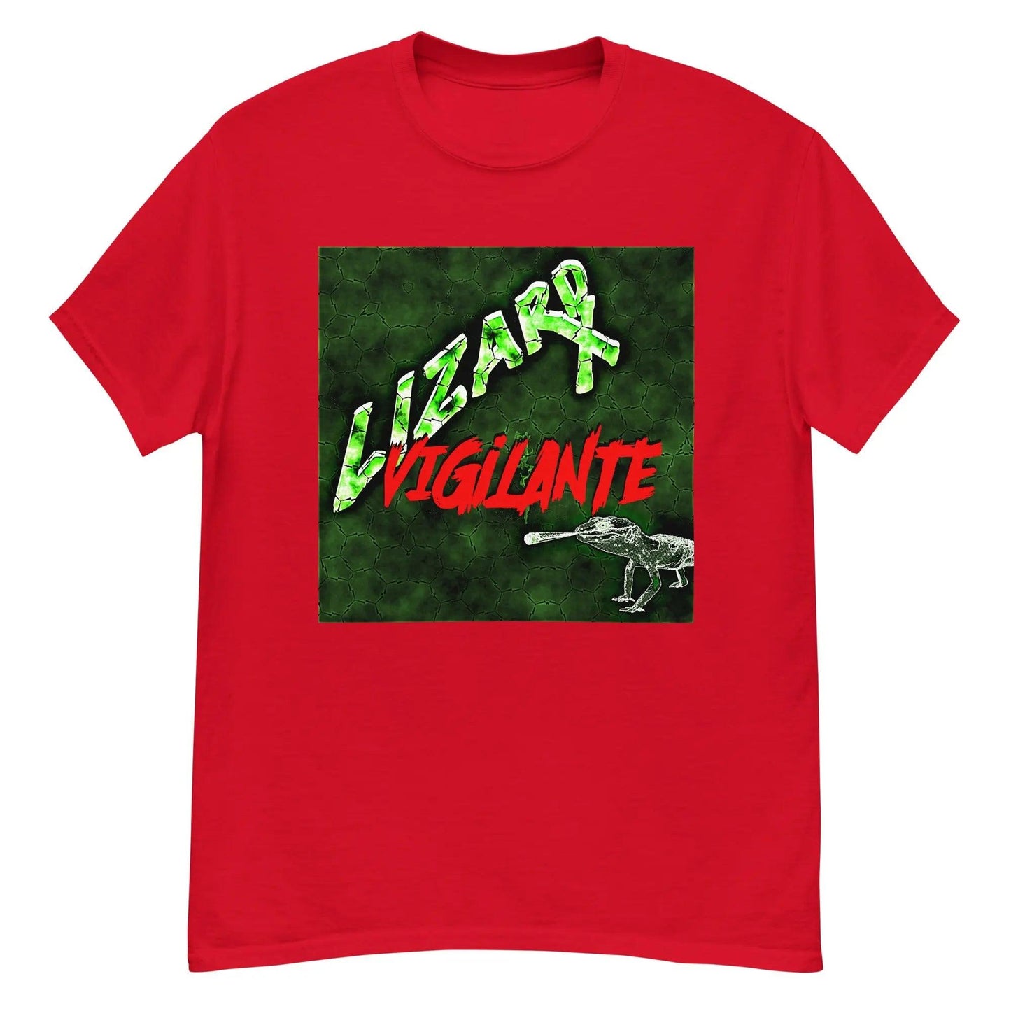 The Green Lizard Vigilante Logo T-Shirt - Official Band Gear Now Available at LizardVigilante.com - Lizard Vigilante