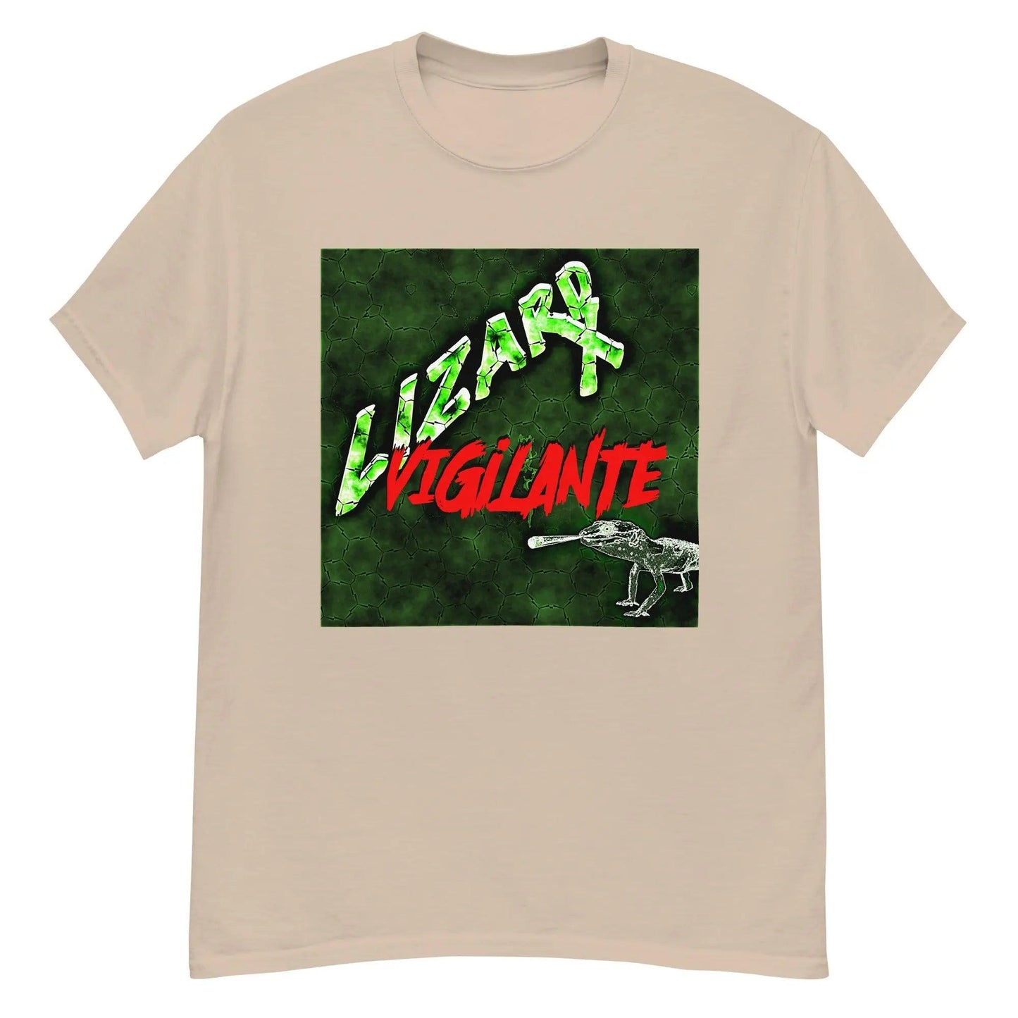 The Green Lizard Vigilante Logo T-Shirt - Official Band Gear Now Available at LizardVigilante.com - Lizard Vigilante