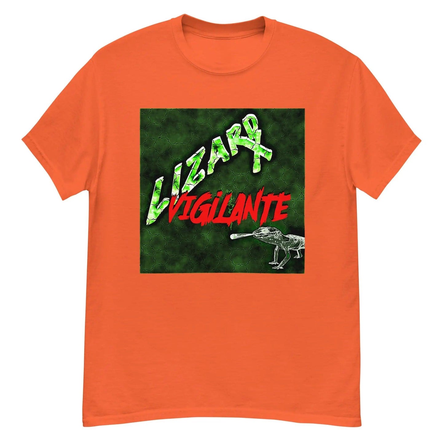 The Green Lizard Vigilante Logo T-Shirt - Official Band Gear Now Available at LizardVigilante.com - Lizard Vigilante