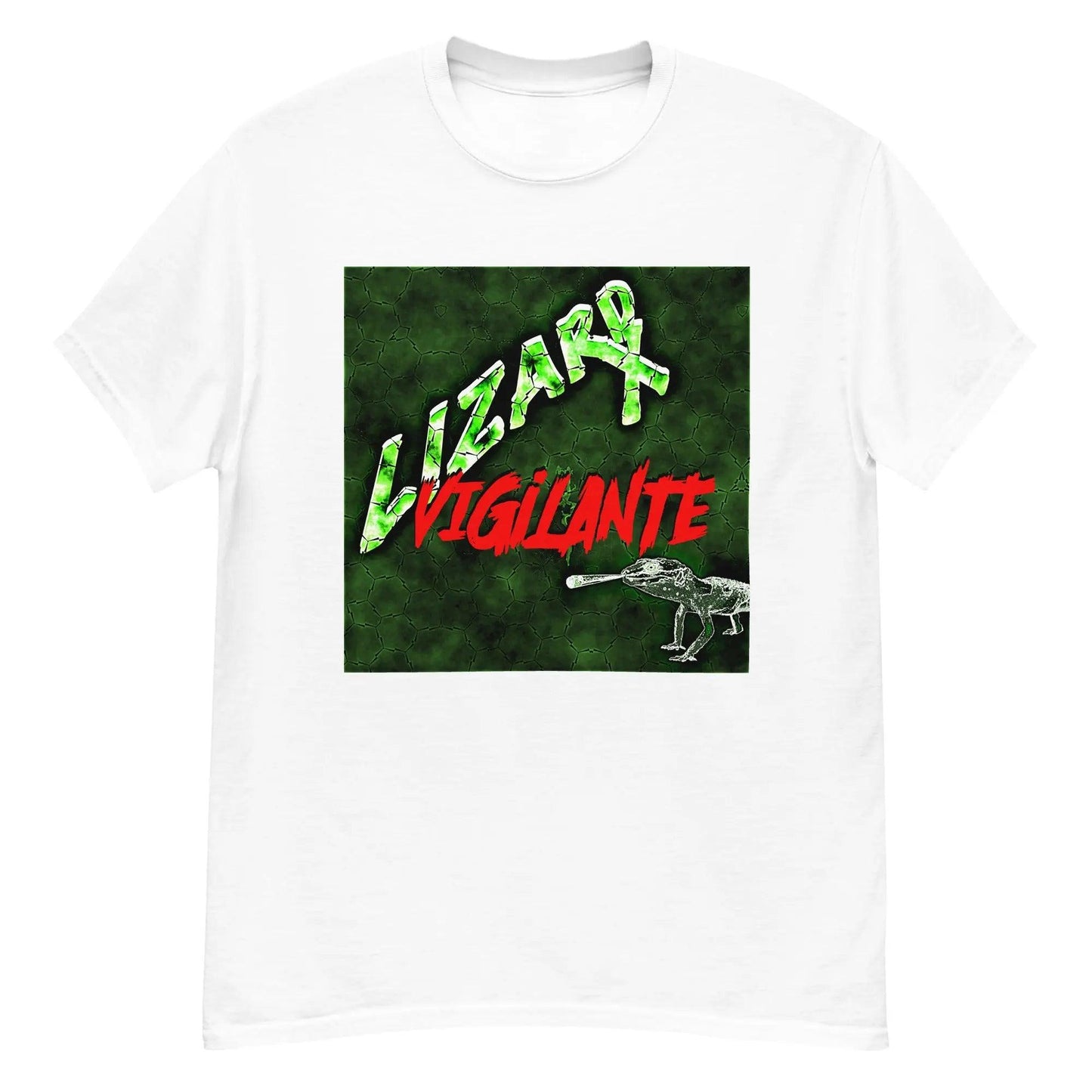 The Green Lizard Vigilante Logo T-Shirt - Official Band Gear Now Available at LizardVigilante.com - Lizard Vigilante