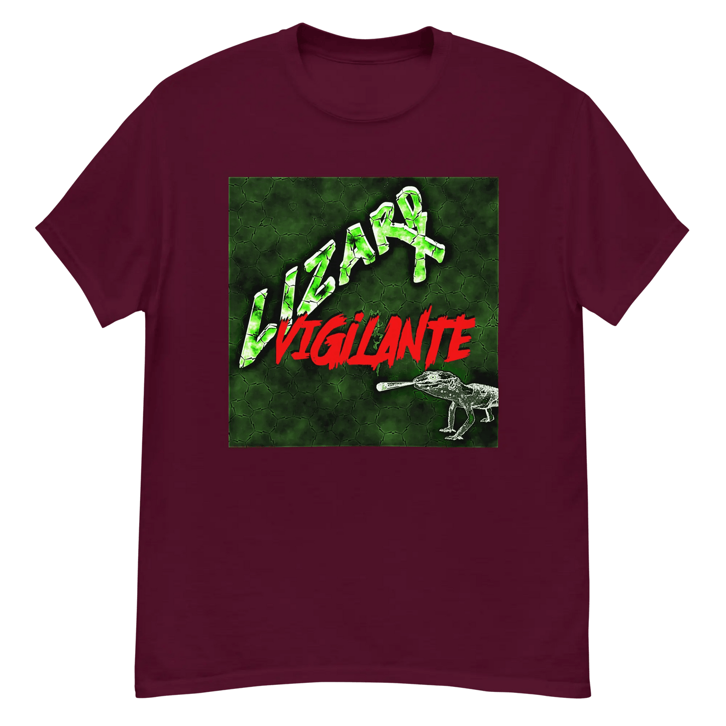 The Green Lizard Vigilante Logo T-Shirt - Official Band Gear Now Available at LizardVigilante.com - Lizard Vigilante