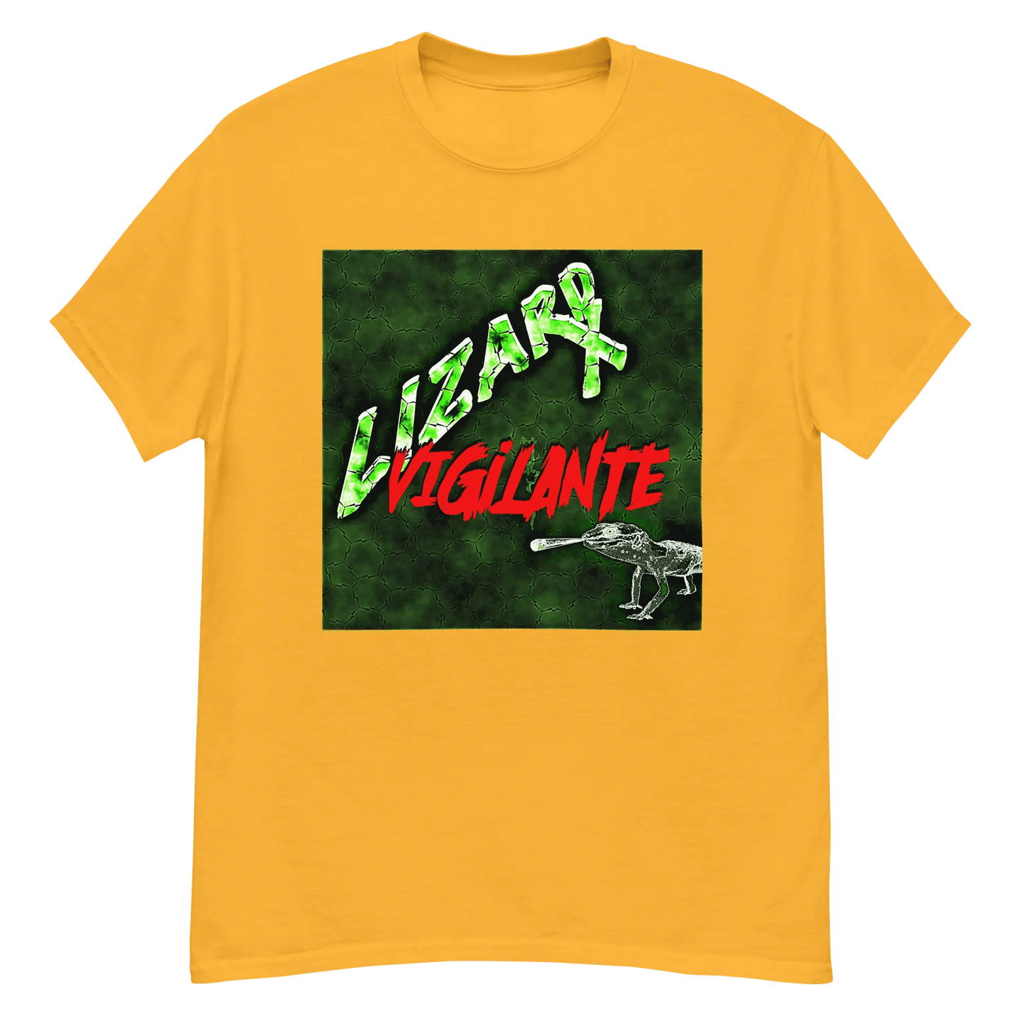 The Green Lizard Vigilante Logo T-Shirt - Official Band Gear Now Available at LizardVigilante.com - Lizard Vigilante