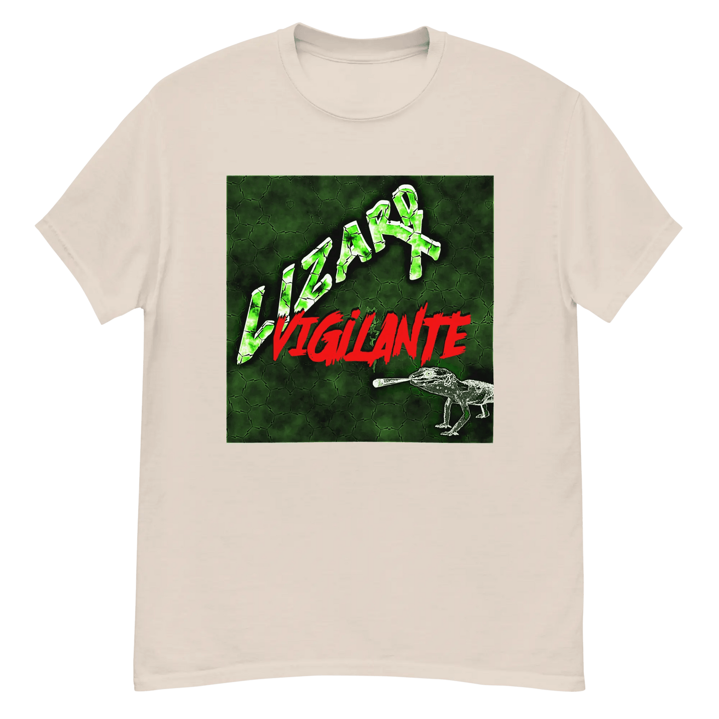 The Green Lizard Vigilante Logo T-Shirt - Official Band Gear Now Available at LizardVigilante.com - Lizard Vigilante