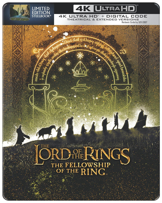 The Lord Of The Rings: The Fellowship Of The Ring - Steelbook [4K Ultra HD + Blu-ray + Digital]