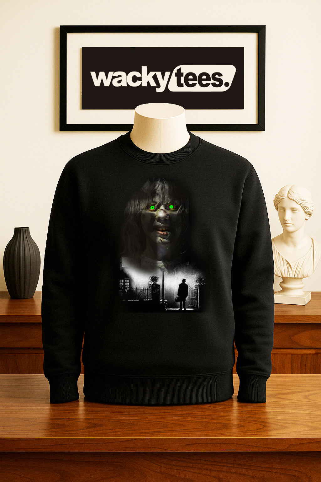 The Exorcist Cross Horror Terror Halloween Graphic Tee Shirt