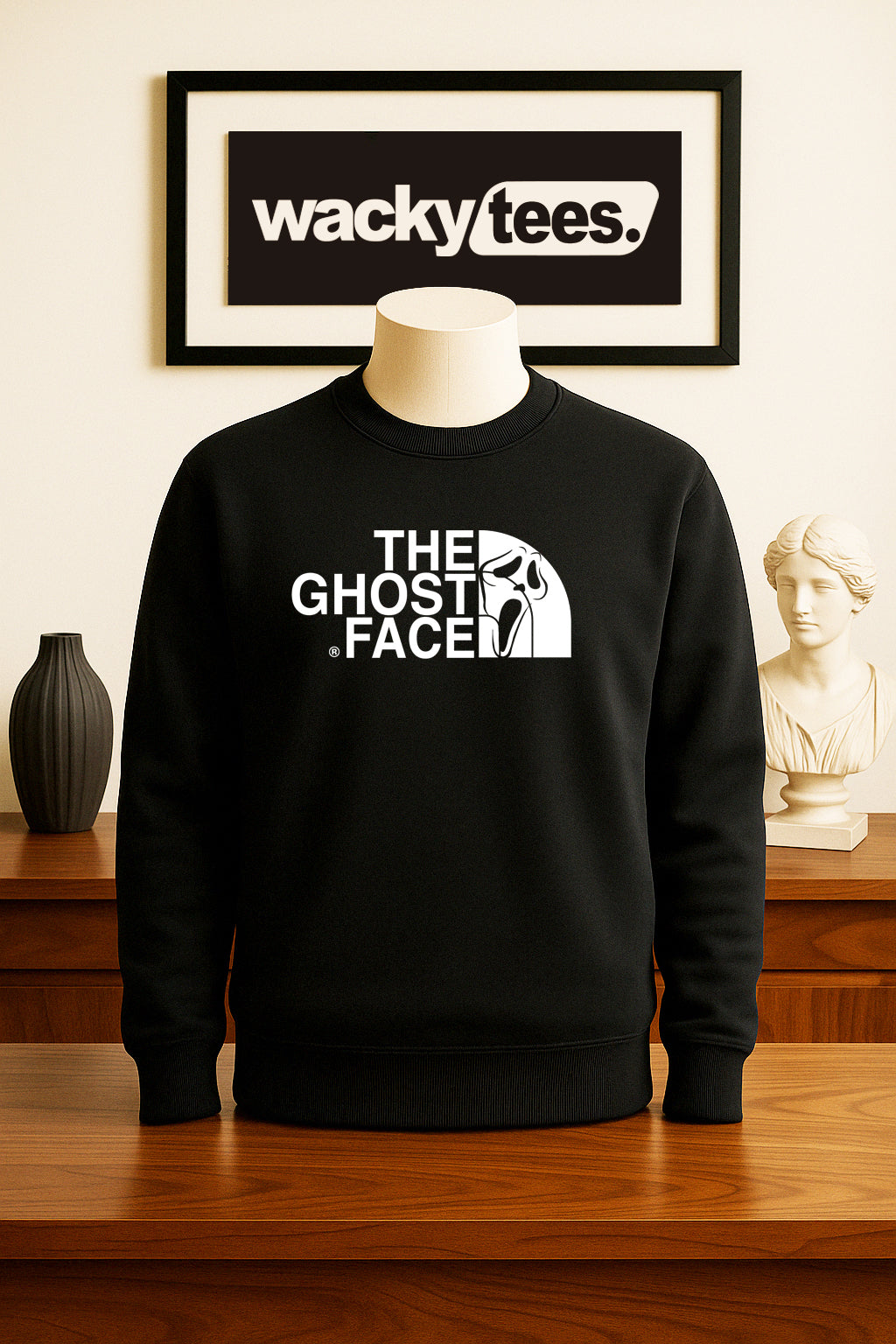 The Ghost Face Horror Scream Terror Halloween Graphic Tee Shirt
