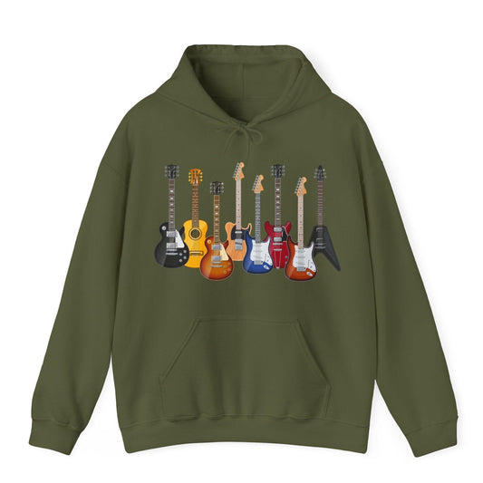 The Guitars Unisex Heavy Blend™ Hooded Sweatshirt - Lizard Vigilante