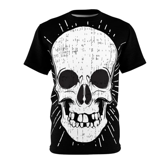 THE SHINING SKULL: Blacklight Psychosis Street Tee - Premium All Over Prints from Printify - Just $39.99! Shop now at Lizard Vigilante