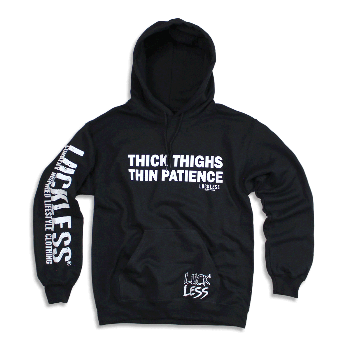 Thick Thighs Thin Patience Hoodie