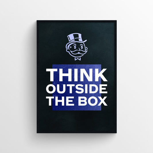 Think Outside the Box Poster