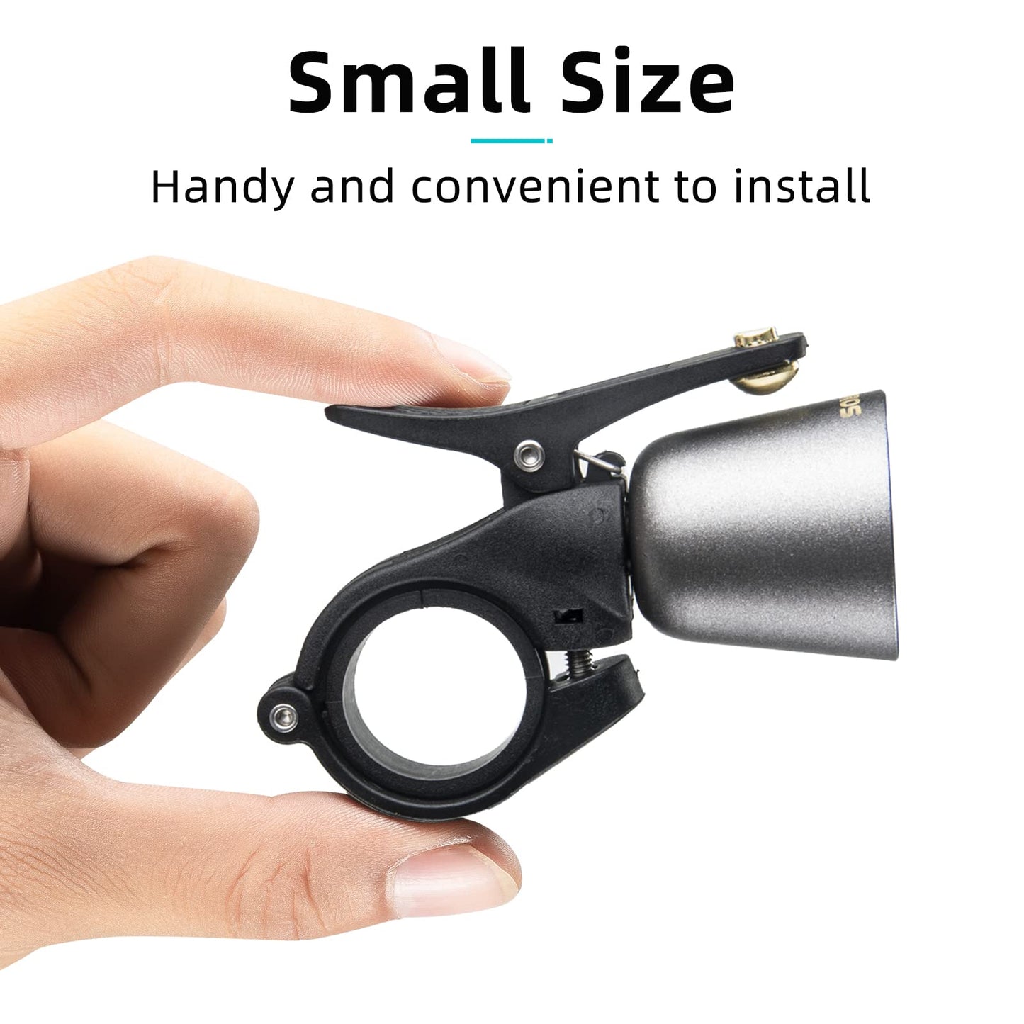 ROCKBROS Classic Brass Bike Bell Loud Easy Install Fits Most Handlebars