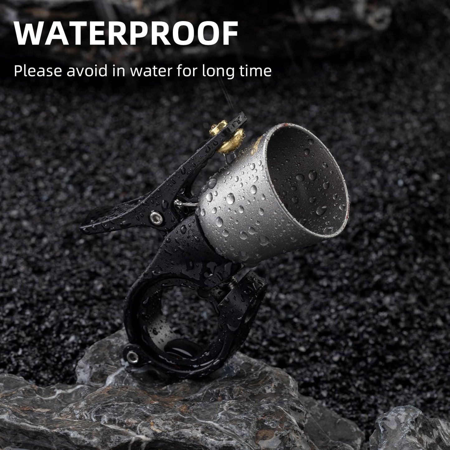 ROCKBROS Classic Brass Bike Bell Loud Easy Install Fits Most Handlebars