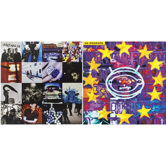 Zooropa (Transparent Yellow/2LP) & Achtung Baby (180G/2 LP)