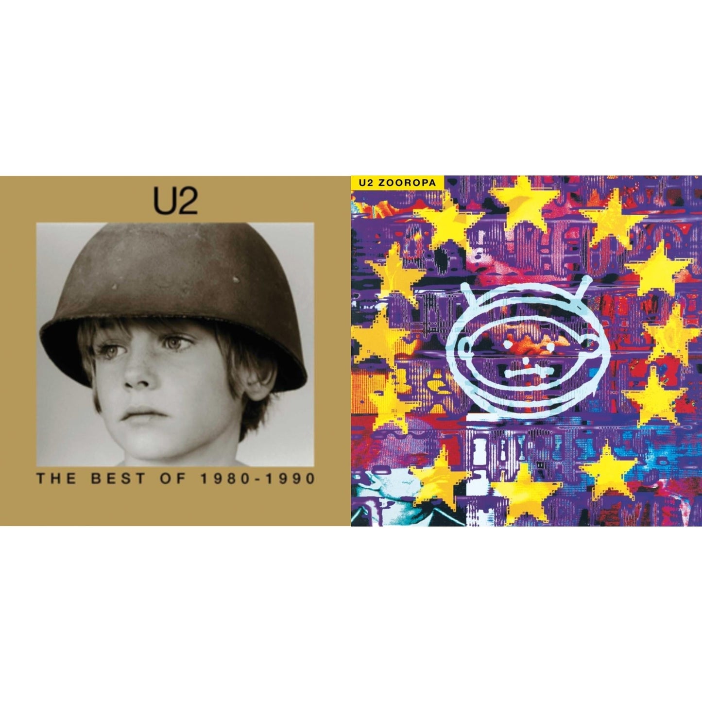 Zooropa (Transparent Yellow/2LP) & Best Of 1980-1990 (180G/2 LP)
