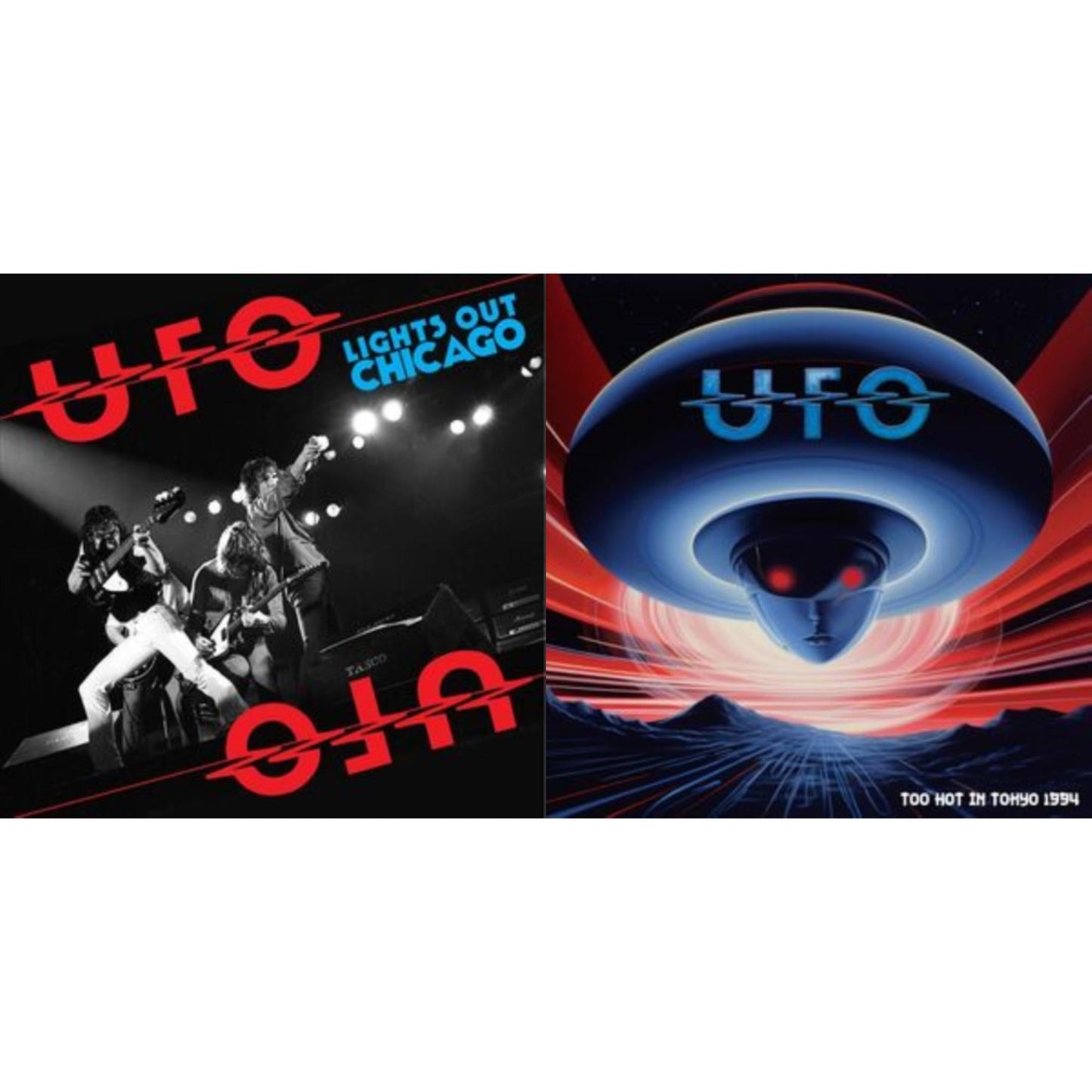 Ufo - Lights Out In Chicago (Red LP Vinyl) & Too Hot In Tokyo (Red Vinyl/2LP)