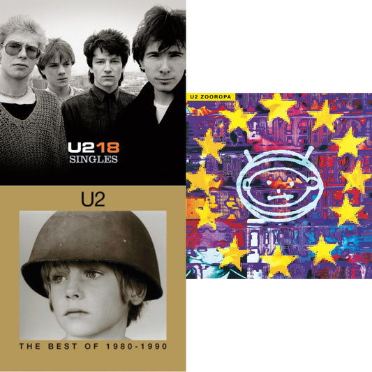 Zooropa (Transparent Yellow/2LP) & U218 Singles & Best Of 1980-1990 (180G/2 LP)
