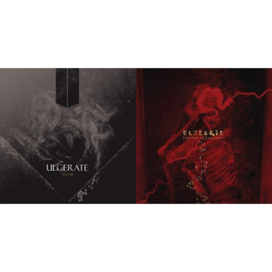 Vermis (2LP/Clear, Black, Gold, Silver Splatter Vinyl/Clear, Black, Gold Smoke, Gold Splatter Vinyl) & Shrines Of Paralysis (Black Trans. Gold & Red Half & Half W/ Red, Gold & Black Splatter Vinyl/2LP)
