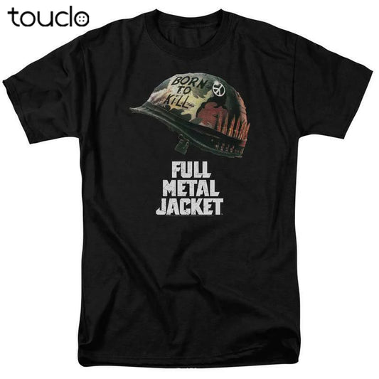 Full Metal Jacket T-shirt Retro 1980s Vietnam Movie 100% Cotton Black Tee - Premium t-shirt from Lizard Vigilante - Just $33.79! Shop now at Lizard Vigilante