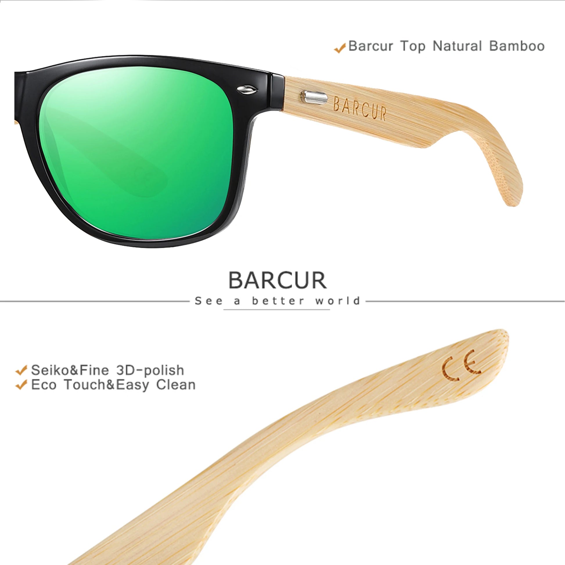 BARCUR “DETONATOR 4175” Bamboo-Wrapped Polarized Eyewear – UV400 Titanium Frame for Riders, Outlaws & Desert Gigs - Premium shades from dsers - Just $42.22! Shop now at Lizard Vigilante