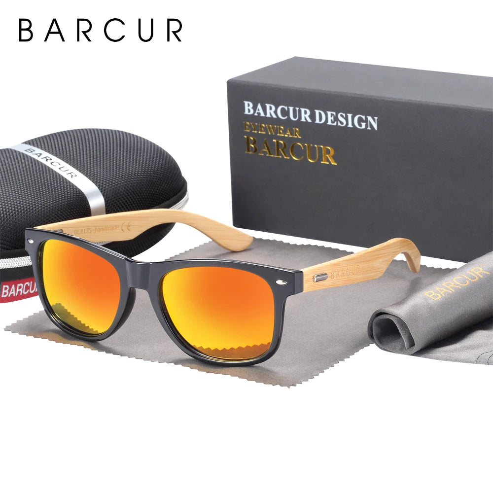 BARCUR “DETONATOR 4175” Bamboo-Wrapped Polarized Eyewear – UV400 Titanium Frame for Riders, Outlaws & Desert Gigs - Premium shades from dsers - Just $42.22! Shop now at Lizard Vigilante