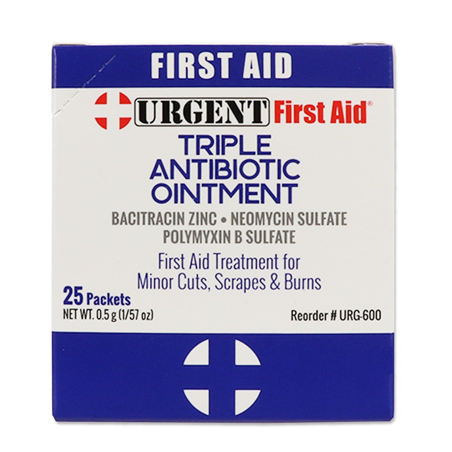 Triple Antibiotic Ointment, 0.5gm, 25 per box