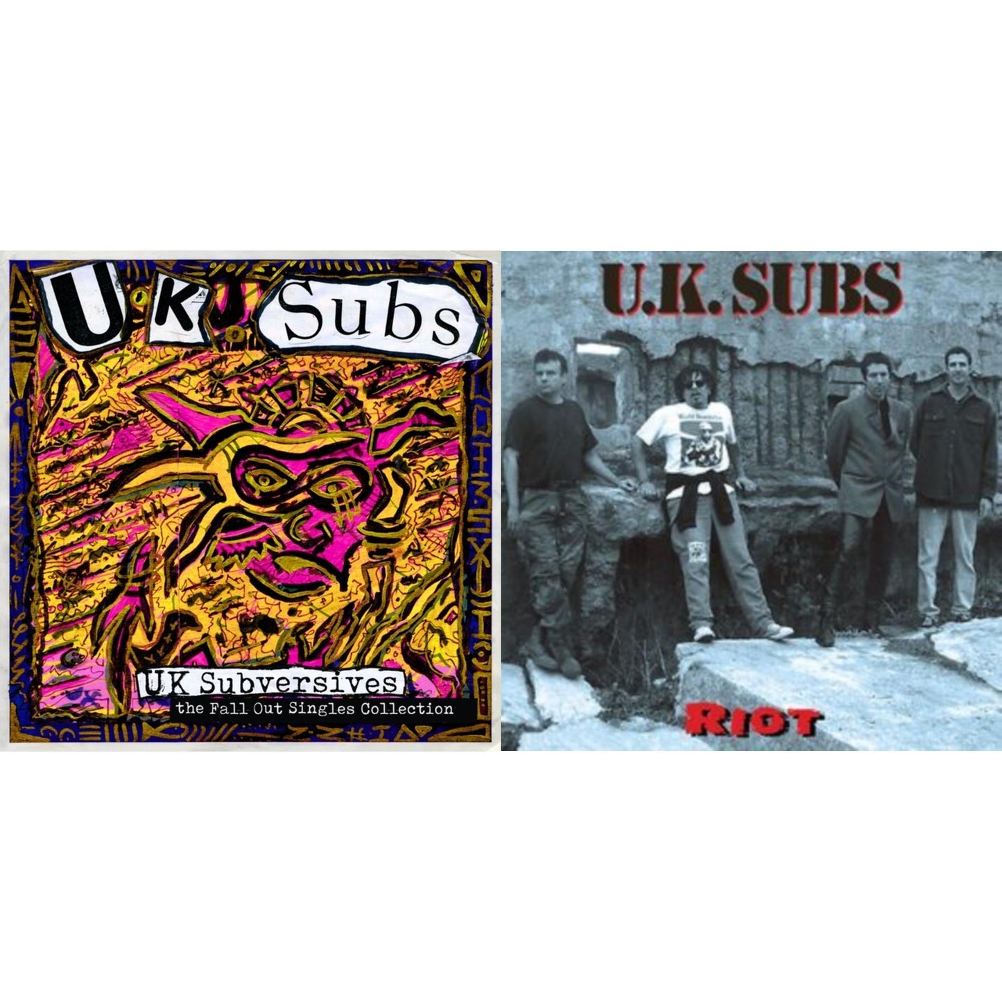 Uk Subversives (The Fall Out Singles Collection) (2LP) & Riot (Marble LP Vinyl)