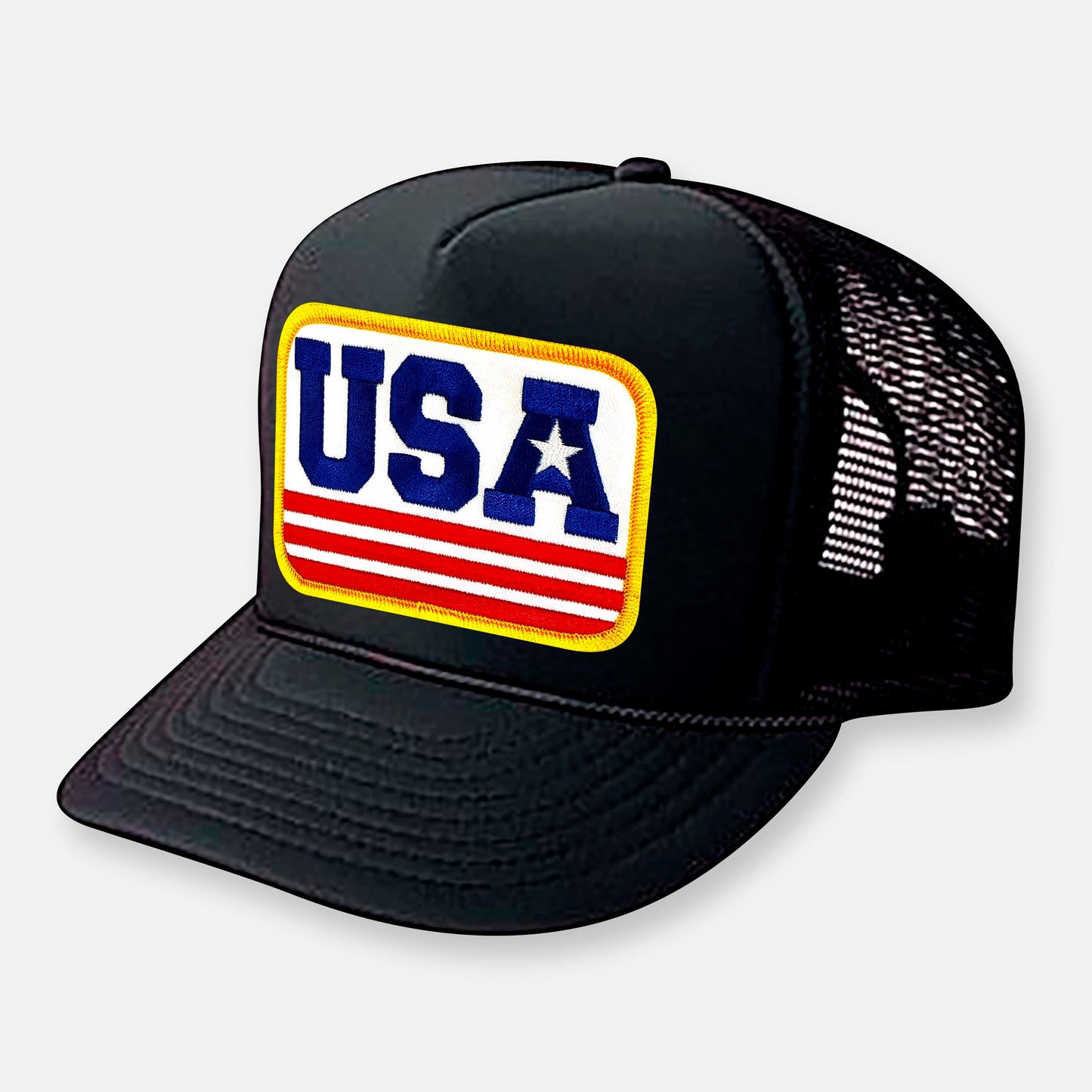 USA CURVED BILL PATCH HAT