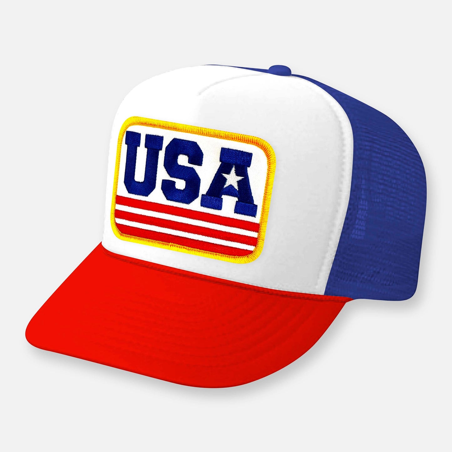 USA CURVED BILL PATCH HAT