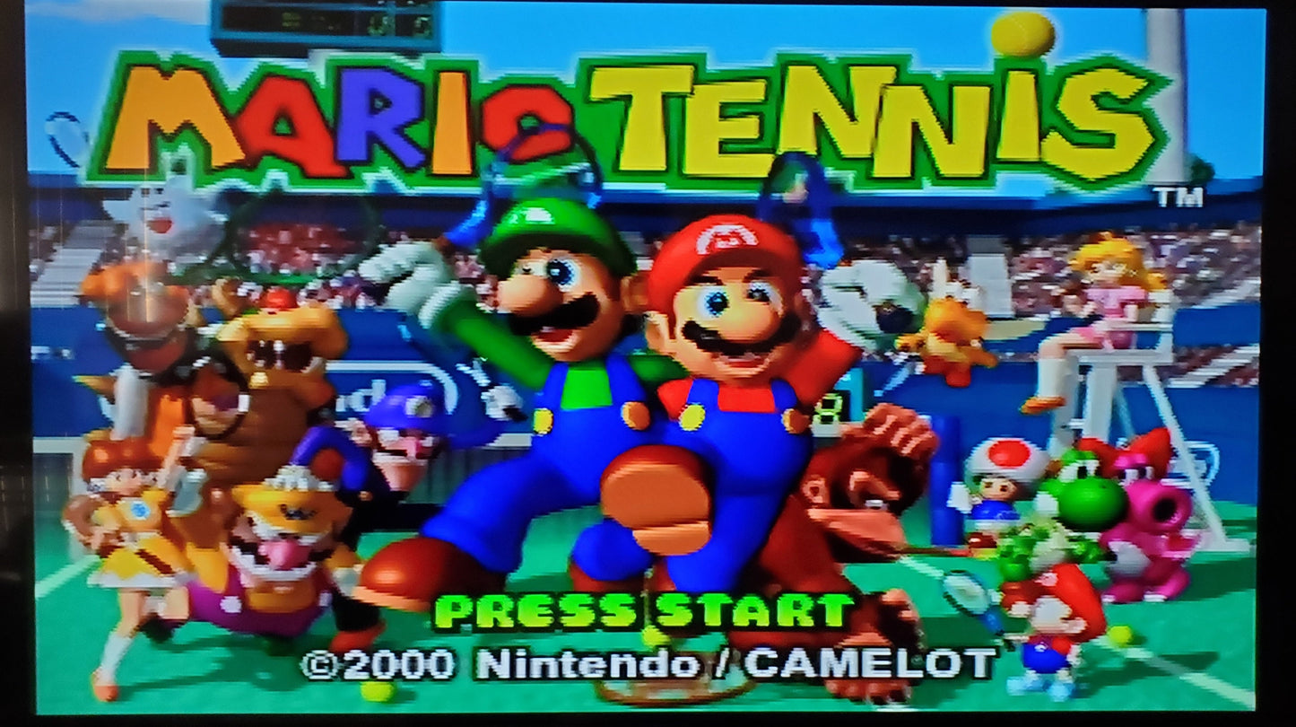Mario Tennis N64 Nintendo 64 Video Game Cartridge 2000