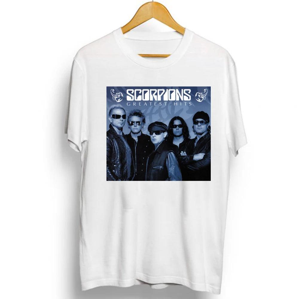 Scorpions 56th Anniversary T-Shirt – Heavy Metal Rock Band – Blackout Cotton Round Neck Graphic Tee - Premium T-Shirt from Lizard Vigilante - Just $22.99! Shop now at Lizard Vigilante