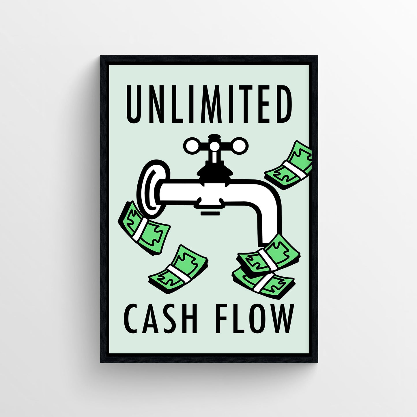 Unlimited Cash Flow Monopoly Poster