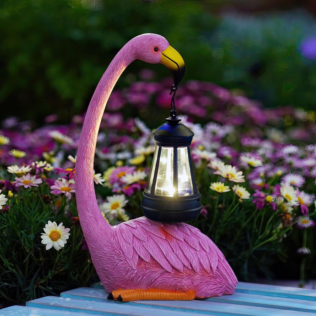 Flamingo Outdoor Lantern