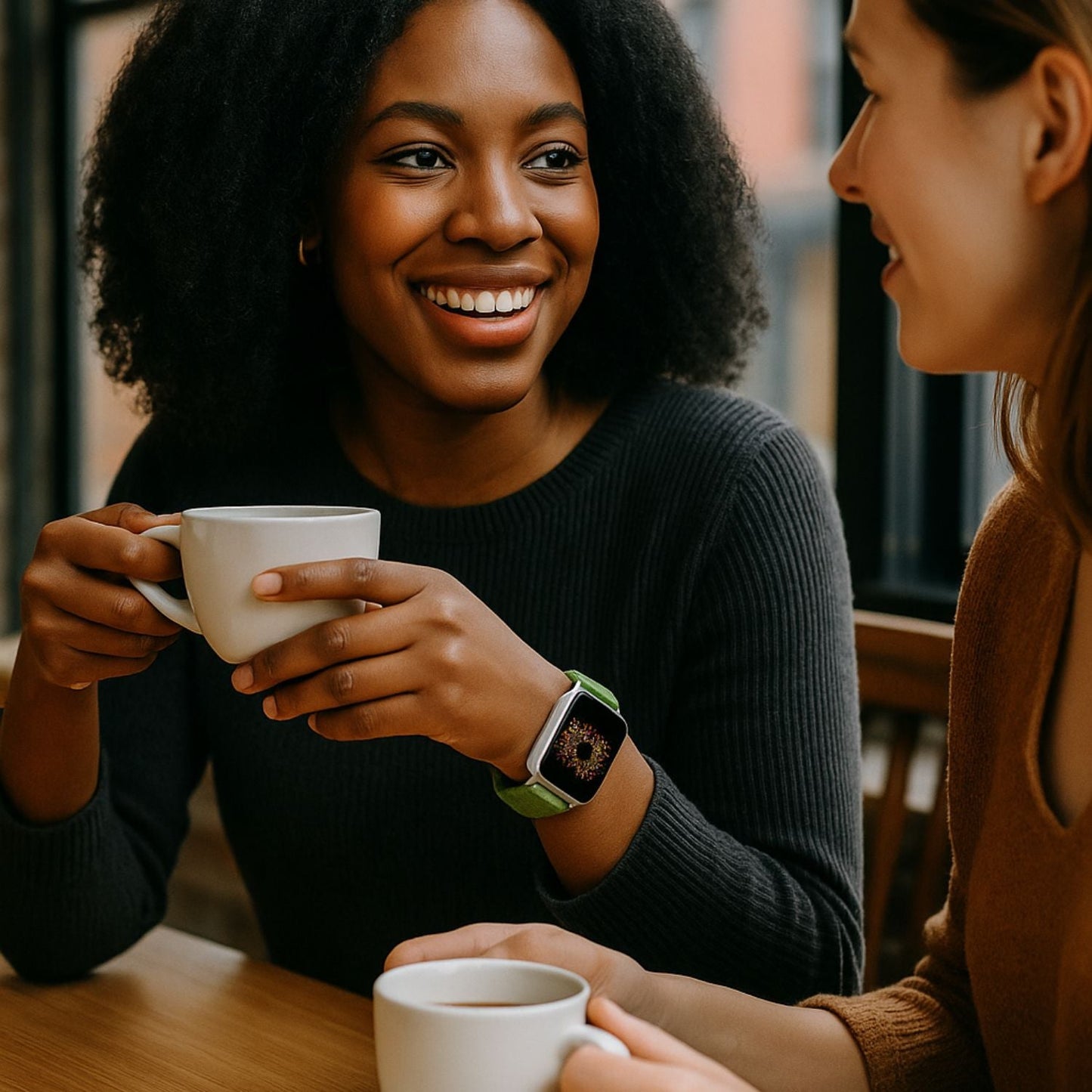 Classic Lime Green Leather Apple Watch Band - Dallas