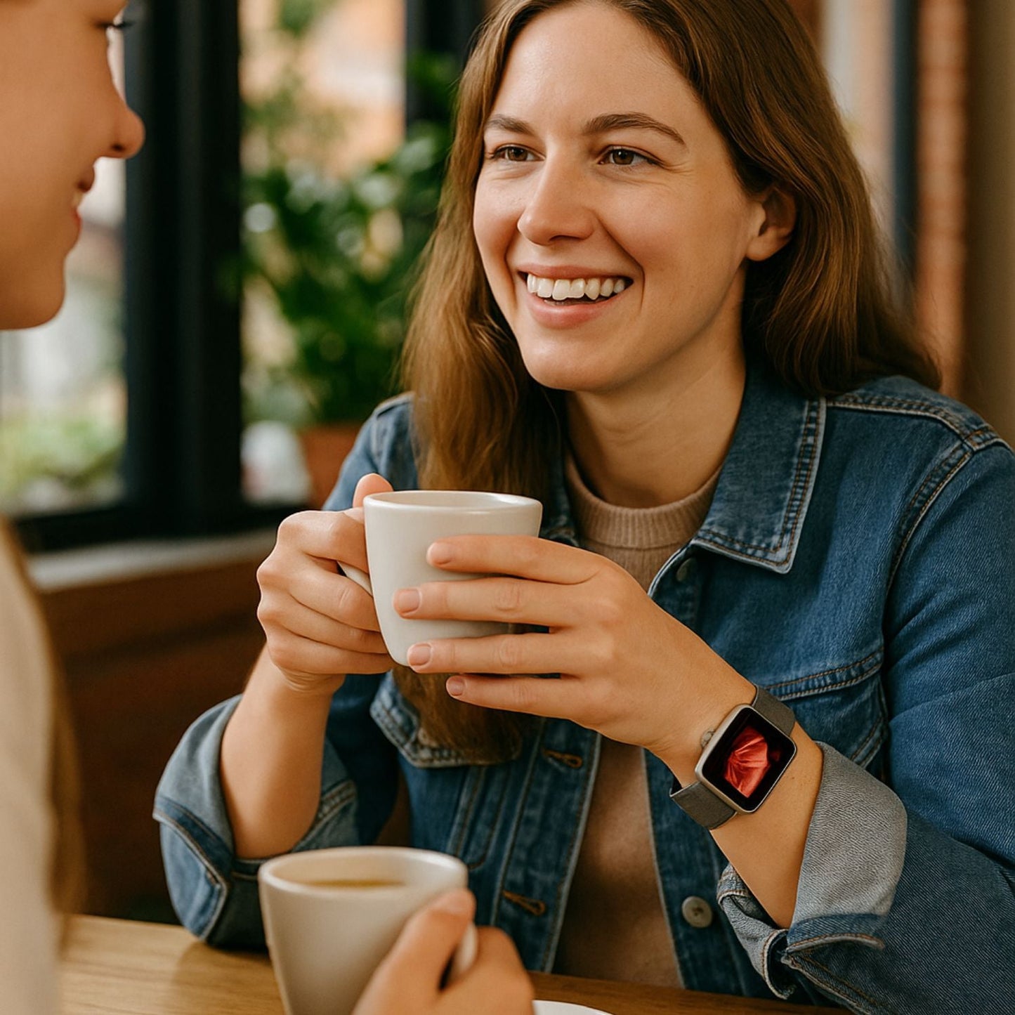 Classic Dark Grey Leather Apple Watch Band - Dallas