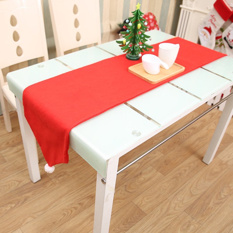 NNEDSZ Christmas Chair Covers Tablecloth Runner Decoration Xmas Dinner Party Santa Gift, 10x Chair Covers