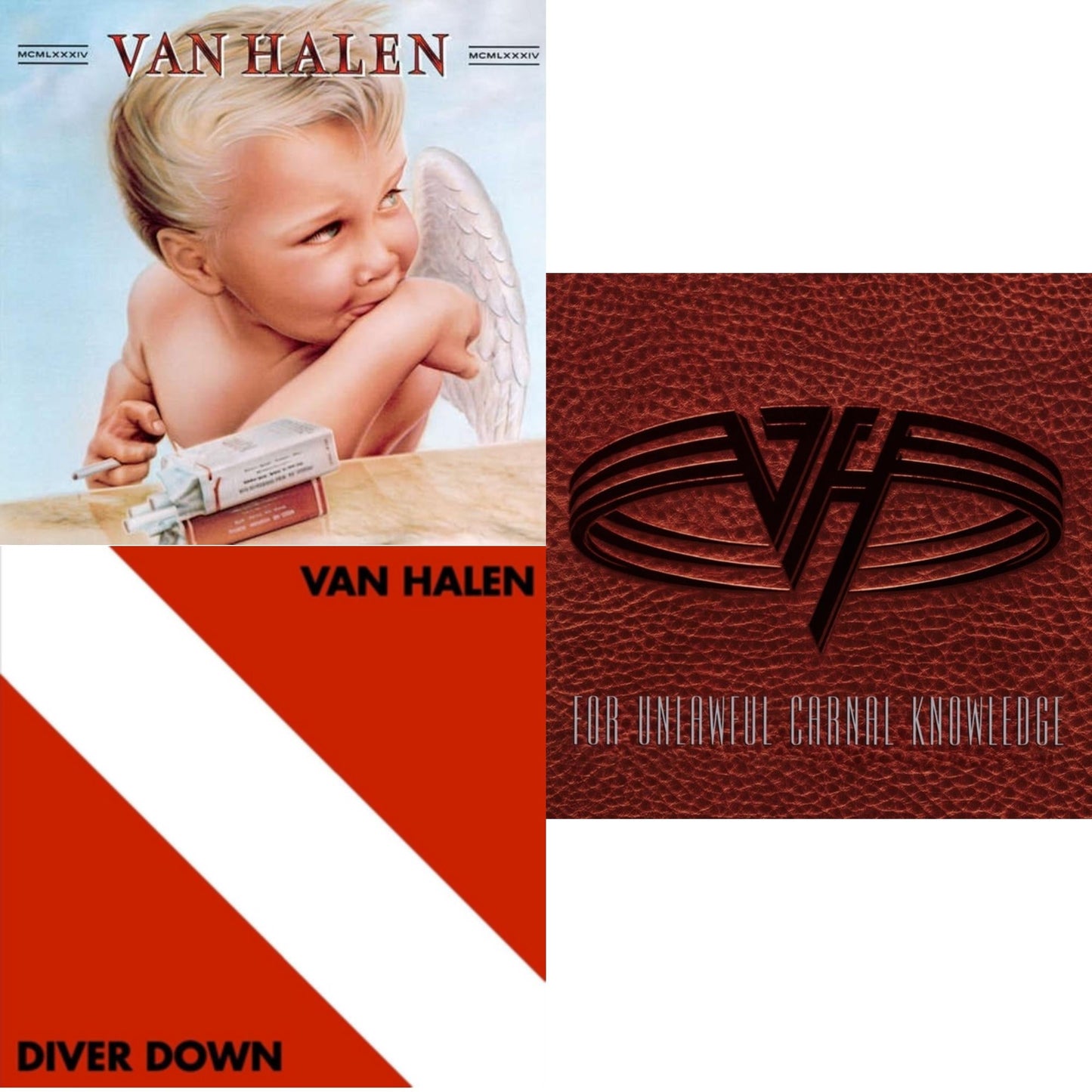 Diver Down & 1984 & For Unlawful Carnal Knowledge (2LP/Blu-Ray/2CD)