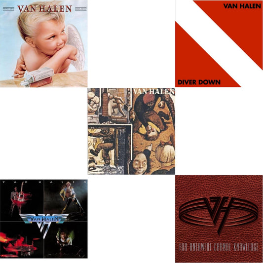 Fair Warning & Diver Down & Van Halen (Digitally Remastered) & 1984 & For Unlawful Carnal Knowledge (2LP/Blu-Ray/2CD)