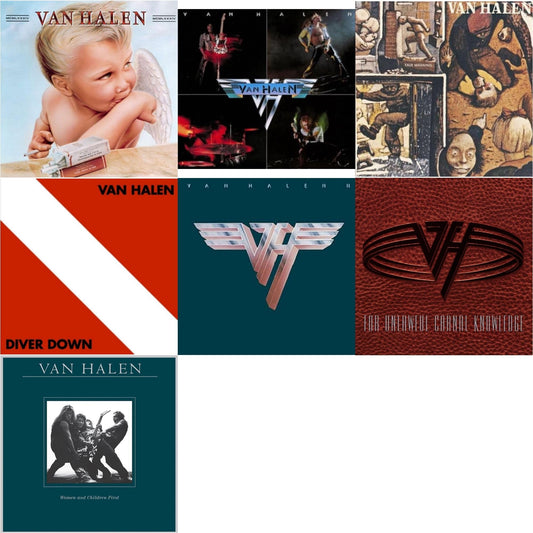 Van Halen Ii (180G/Remastered) & Women & Children First & Fair Warning & Diver Down & Van Halen (Digitally Remastered) & 1984 & For Unlawful Carnal Knowledge (2LP/Blu-Ray/2CD)