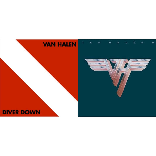 Van Halen - Van Halen Ii (180G/Remastered) & Diver Down - LP Vinyl Bundle