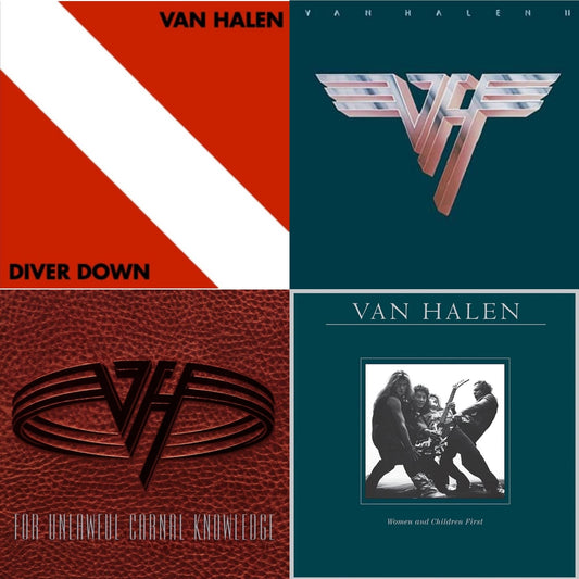 Van Halen Ii (180G/Remastered) & Women & Children First & Diver Down & For Unlawful Carnal Knowledge (2LP/Blu-Ray/2CD)