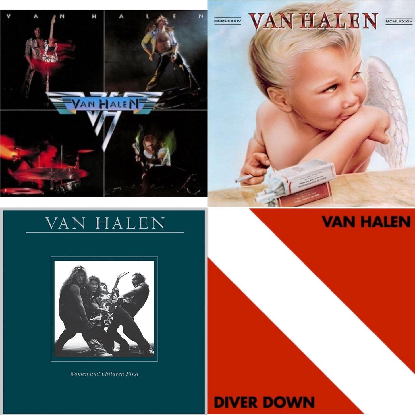 Women & Children First & Diver Down & Van Halen (Digitally Remastered) & 1984