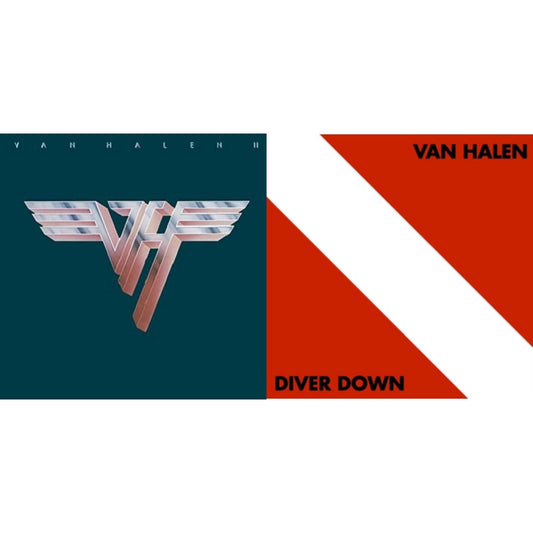 Van Halen - Van Halen Ii (180G/Remastered) & Diver Down - LP Vinyl Bundle