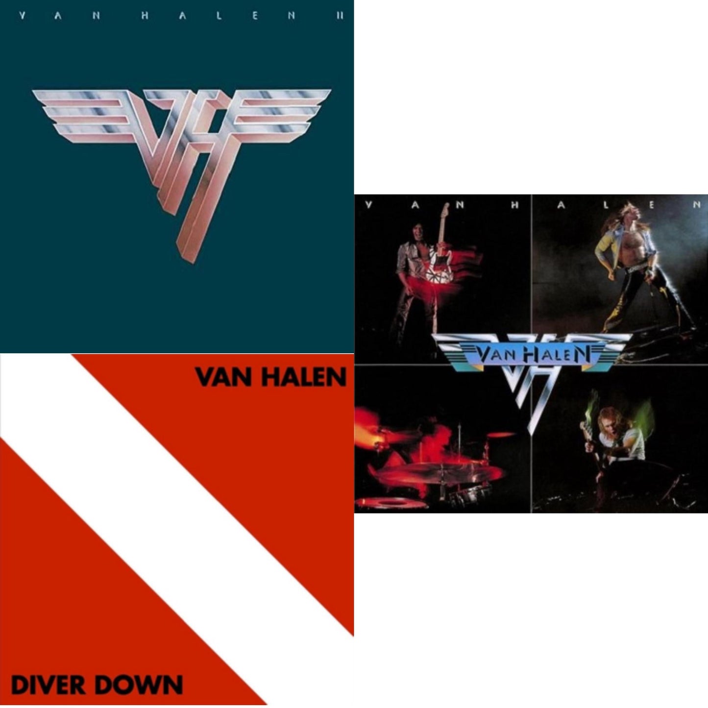 Van Halen Ii (180G/Remastered) & Diver Down & Van Halen (Digitally Remastered)