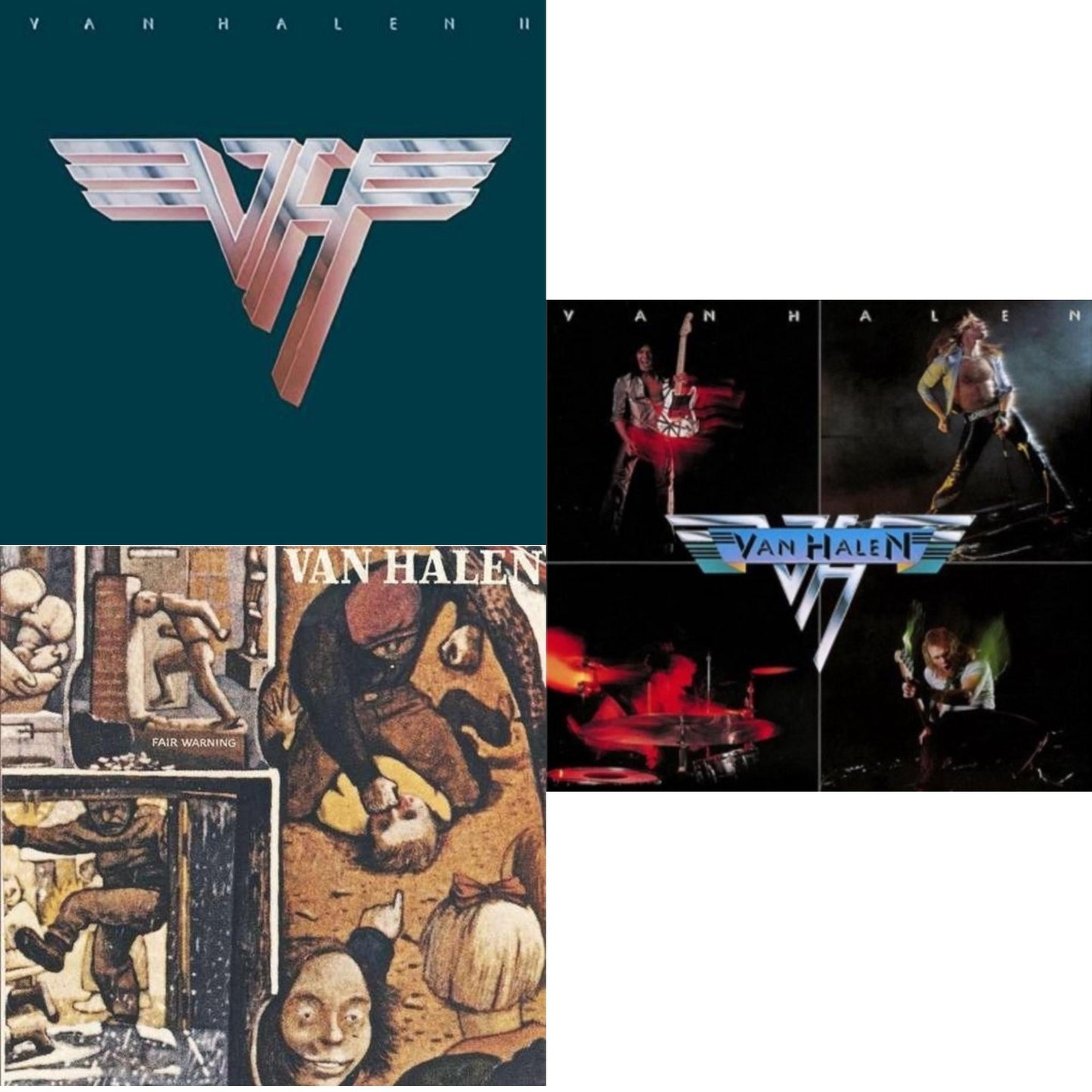 Van Halen Ii (180G/Remastered) & Fair Warning & Van Halen (Digitally Remastered)