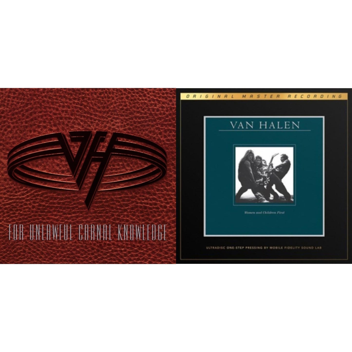 Van Halen - For Unlawful Carnal Knowledge (2LP/Blu-Ray/2CD) & Women & Children First (2LP/180G/45RPM Supervinyl Ultradisc One-Step/Original Masters/Limited)