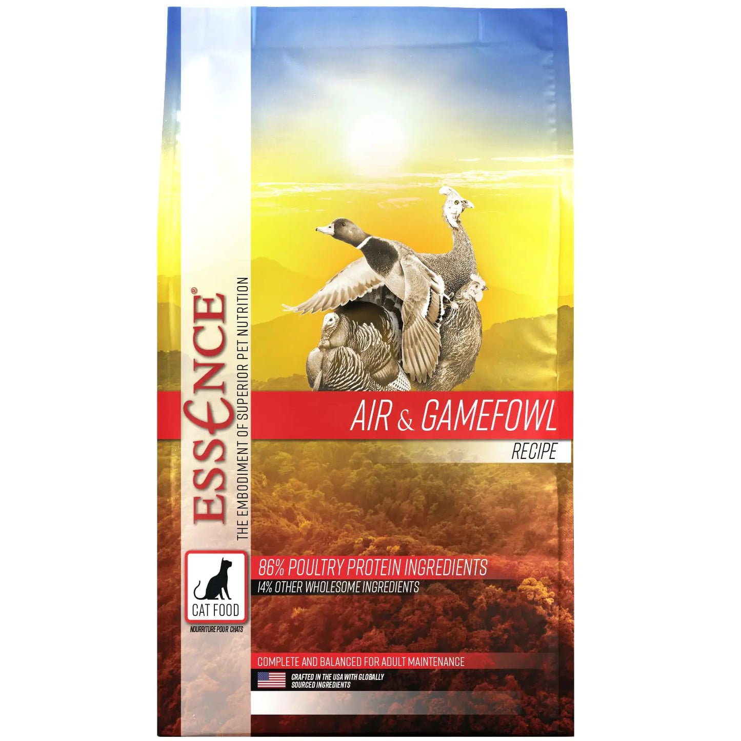 Essence Air & Gamefowl Recipe Dry Cat Food 4lb Bag