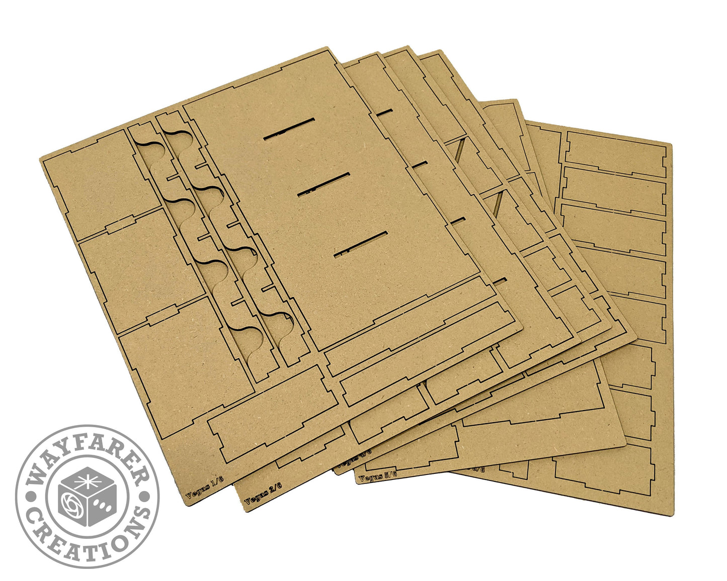 Lords of Vegas Board Game Organizer Insert